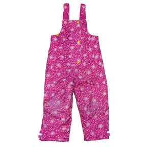 Hanna Andersson Pink Insulated Snow Bibs
